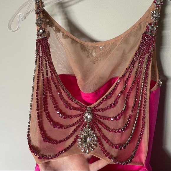 Pink Cocktail Sherri Hill 50066 Dress size 4 - Picture 7 of 9